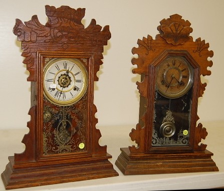 Ansonia and Waterbury Oak Kitchen Clocks — Antique Clocks Price Guide