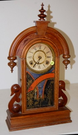 Ansonia Black Walnut "Parisian" Parlor Clock — Antique Clocks Price Guide