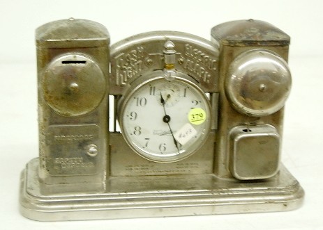 Darche Battery Operated Flashlight Alarm Clock — Antique Clocks Price Guide