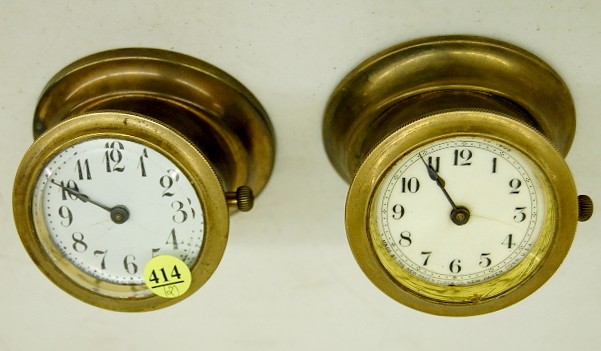 2 Antique New Haven Automobile Clocks — Antique Clocks Price Guide