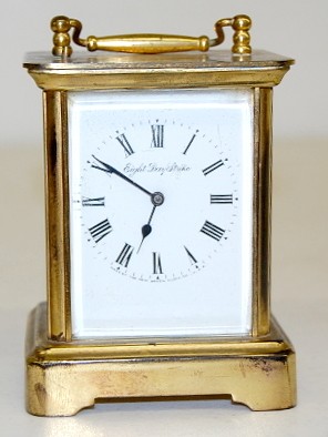 Antique New Haven 8 Day Carriage Clock — Antique Clocks Price Guide