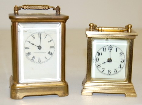 2 Antique Waterbury Carriage Clocks — Antique Clocks Price Guide