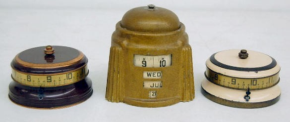 2 Tape Measure and Perpetual Calendar Alarm Clock — Antique Clocks Price Guide