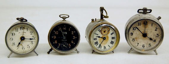 Ansonia, New Haven and Waterbury Alarm Clocks — Antique Clocks Price Guide
