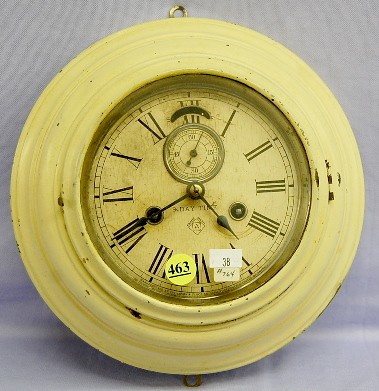 Antique Ansonia Metal Case Gallery Clock — Antique Clocks Price Guide