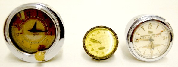 3 Car Clocks, Ford and Swiss Oldsmobile — Antique Clocks Price Guide