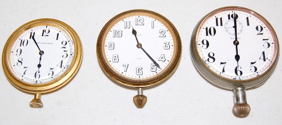 3 Stem Automobile Clocks: Swiss and New England — Antique Clocks Price Guide