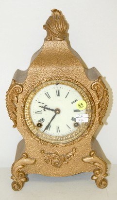 Ansonia Metal Case T and S Mantel Clock — Antique Clocks Price Guide