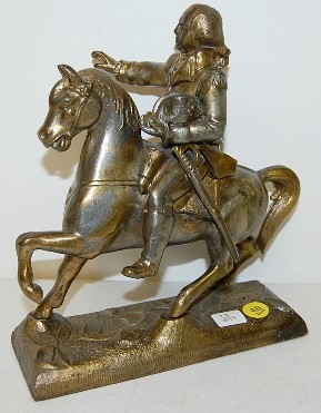 Antique George Washington on Horse Clock Statue — Antique Clocks Price Guide