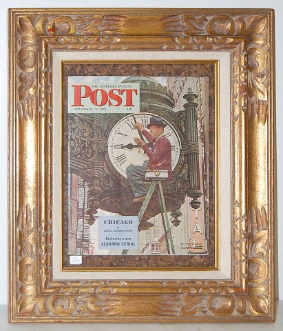 N. Rockwell 1945 Saturday Evening Post Magazine — Antique Clocks Price Guide