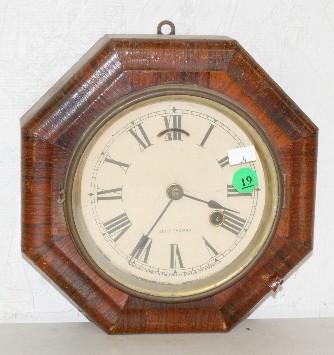 Seth Thomas 8 Day Octagon Rosewood Lever Clock — Antique Clocks Price Guide