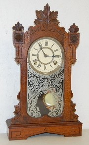 N. Muller Walnut T and S Kitchen Clock — Antique Clocks Price Guide