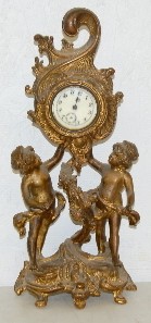 Jennings Brothers Cherubs Antique Clock — Antique Clocks Price Guide