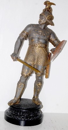 Viking Warrior Clock — Antique Clocks Price Guide