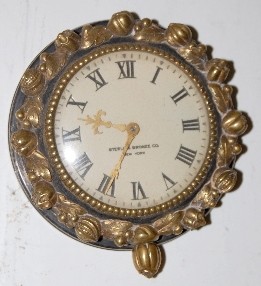 4" Sterling Bronze N.Y. Clock — Antique Clocks Price Guide