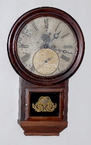 Atkins Rosewood Wall Calendar Clock — Antique Clocks Price Guide
