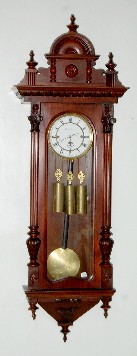 3 Weight Vienna Regulator Clock — Antique Clocks Price Guide