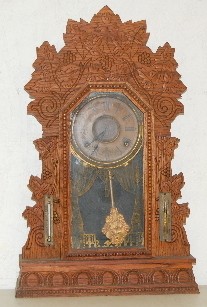 Oak Gilbert "Concord" Kitchen Clock — Antique Clocks Price Guide