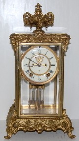 Ornate Ansonia Crystal Regulator Clock — Antique Clocks Price Guide