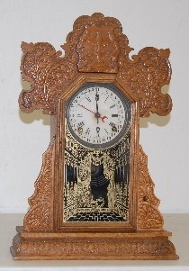 E. Ingraham Oak Kitchen Clock — Antique Clocks Price Guide