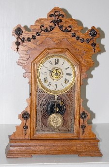Oak Seth Thomas Kitchen Clock — Antique Clocks Price Guide