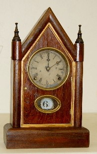 Gilbert Steeple Calendar Clock — Antique Clocks Price Guide
