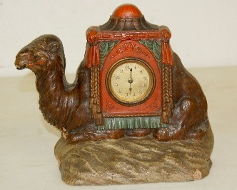 Antique Lux Figural Camel Clock — Antique Clocks Price Guide