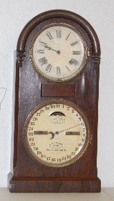 Ithaca Rosewood Calendar Clock, Hortons Patent — Antique Clocks Price Guide
