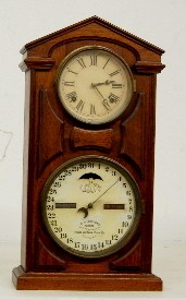 Ithaca Walnut Calendar Shelf Clock — Antique Clocks Price Guide