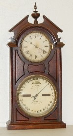 Ithaca Walnut Calendar Clock — Antique Clocks Price Guide