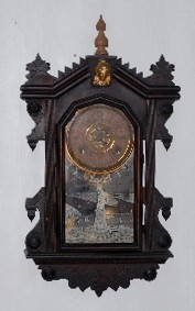 "Liberty" Hanging Kitchen Clock w/Alarm — Antique Clocks Price Guide