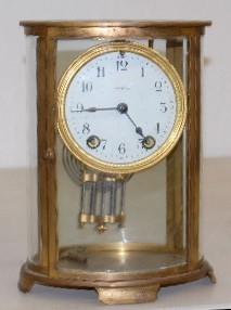Seth Thomas Oval Crystal Regulator Clock — Antique Clocks Price Guide