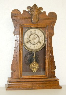Kitchen Clock W/ Parker Mammoth Label — Antique Clocks Price Guide