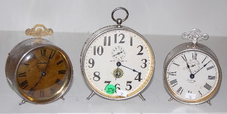3 Antique Alarm Clocks — Antique Clocks Price Guide