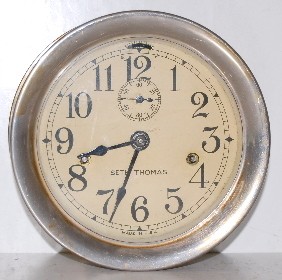 Seth Thomas Ship's Bell Type Clock — Antique Clocks Price Guide