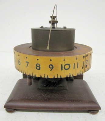 Unusual Tape Measure Clock — Antique Clocks Price Guide