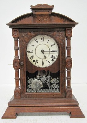 Seth Thomas "Erie" Walnut Parlor Clock — Antique Clocks Price Guide