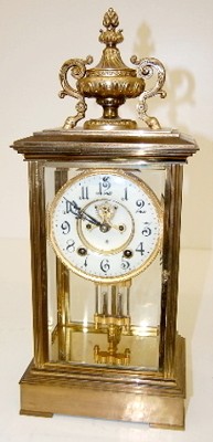 Ansonia "Diplomat" Crystal Regulator Clock — Antique Clocks Price Guide