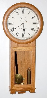 Oak Seth Thomas No. 2 Regulator Clock — Antique Clocks Price Guide