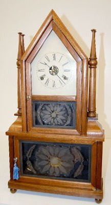 Antique Birge and Fuller Wagon Steeple Clock — Antique Clocks Price Guide