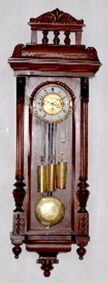 3 Weight "Remember" Vienna Regulator Clock — Antique Clocks Price Guide