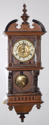 Antique German Berliner Fancy Wall Clock — Antique Clocks Price Guide