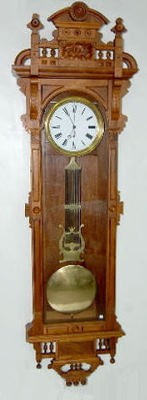 Ornate Pinwheel Jeweler's Regulator Clock — Antique Clocks Price Guide