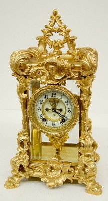 Ornate Ansonia "Regal" Crystal Regulator Clock — Antique Clocks Price Guide