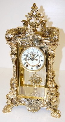 Antique Ansonia "Apex" Crystal Regulator Clock — Antique Clocks Price Guide