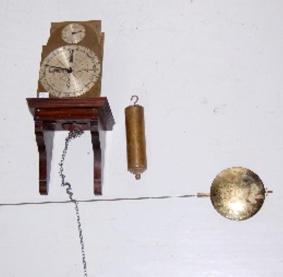 English Astronomical Brass Wall Clock — Antique Clocks Price Guide