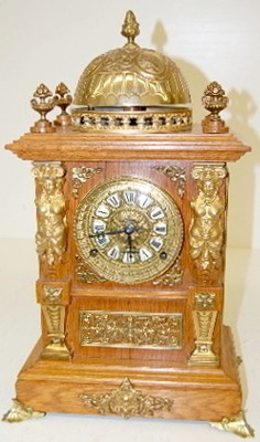 Ansonia Bell Top Cabinet "Antique No.1" Clock — Antique Clocks Price Guide