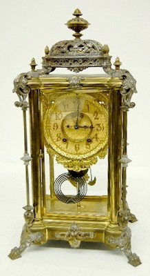 Ansonia "Excelsior" Crystal Regulator Clock — Antique Clocks Price Guide