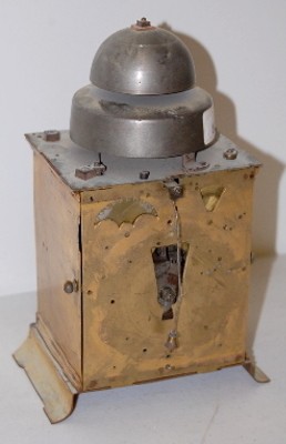 Early Pinwheel Clock Movement W/ Cow Tail — Antique Clocks Price Guide