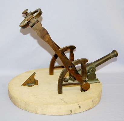 French Noon Time Cannon Sundial Clock — Antique Clocks Price Guide